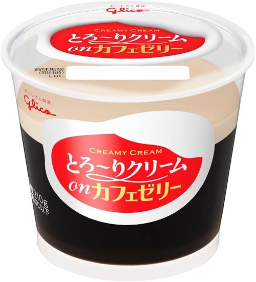 江崎グリコ とろ~りクリームonカフェゼリー