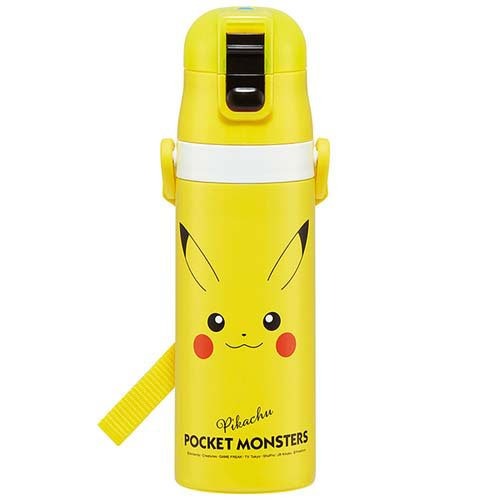 スケーター(skater) 超軽量ダイレクトステンレスボトル 470ml ピカチュウフェイス23 SDC4