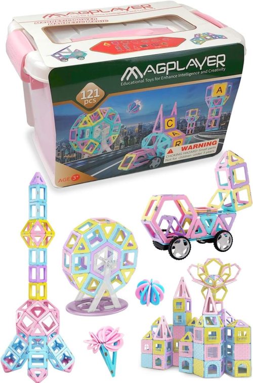 マグプレイヤー(Magplayer) パステル121ピースセット　ボックスケースセット magplayer-pastel-121