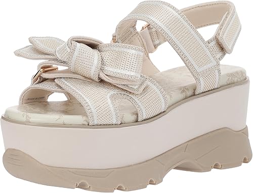 ランダ(RANDA) 2WAY トワルドゥジュイ リボンスポーツサンダル