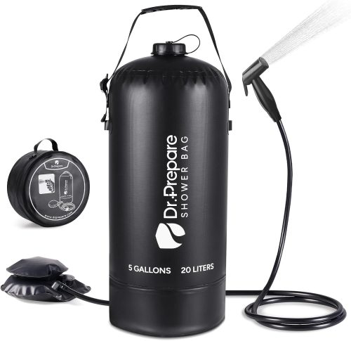 DR.PREPARE ポータブルシャワー 手動加圧式