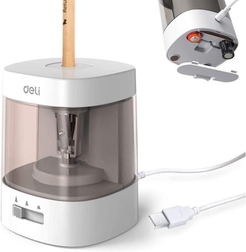 Deli 電動鉛筆削り 電動シャープナー