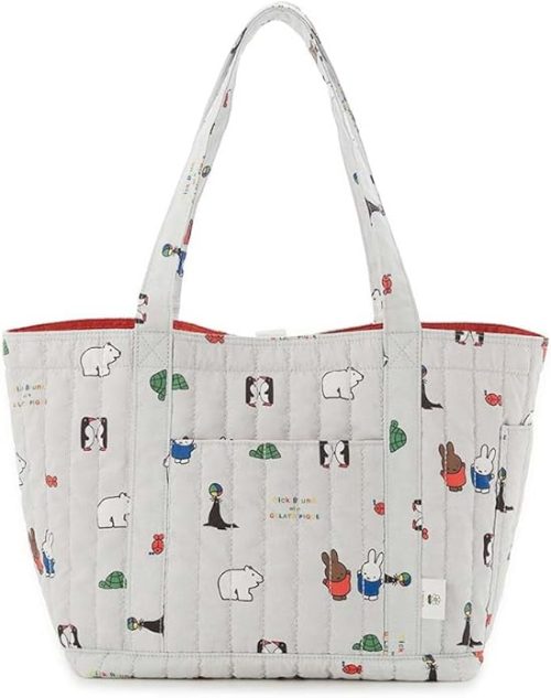 ジェラートピケ(gelato pique) Dick Bruna キルティング総柄ママバッグ