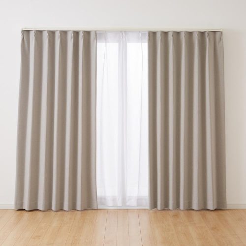 リコメン堂 隙間を塞ぐリターン縫製 1級遮光カーテン