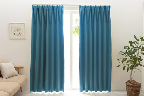 ユニベール ドレープ遮光カーテン ベルーイ