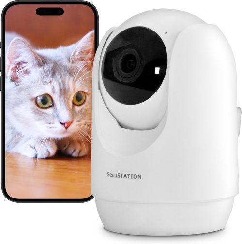 SecuSTATION 屋内用 温度&湿度がわかる 見守りカメラ MQ53A