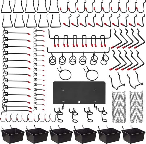 Whyqd 156個 有孔ボード パンチングボードフック