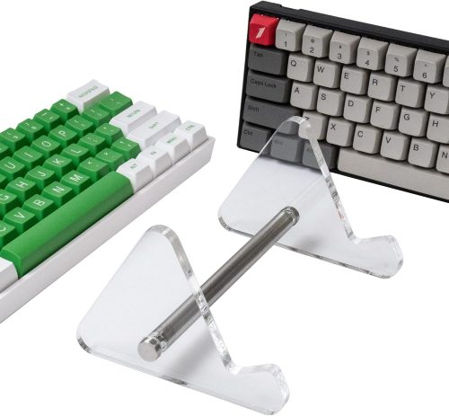 SUEHIODHY 1段アクリルキーボードディスプレイスタンド