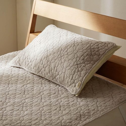 ベルメゾン(BELLE MAISON) フレンチリネンウォッシュキルト枕パッド