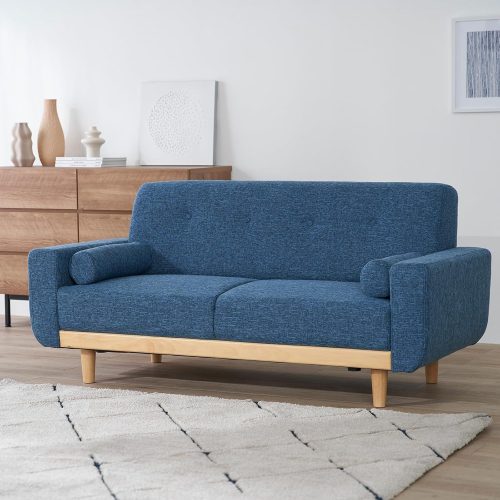 ロウヤ(LOWYA) 2人掛け 天然木脚ソファ TV7R8