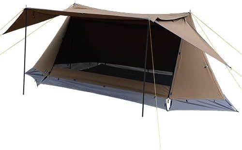 クイックキャンプ(QUICKCAMP) ソロテント 1人用 ポリコットン ツインポールソロテント QC-PT340