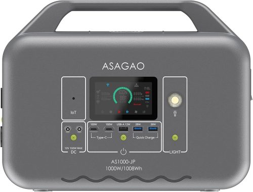 ASAGAO ポータブル電源 AS1000-JP