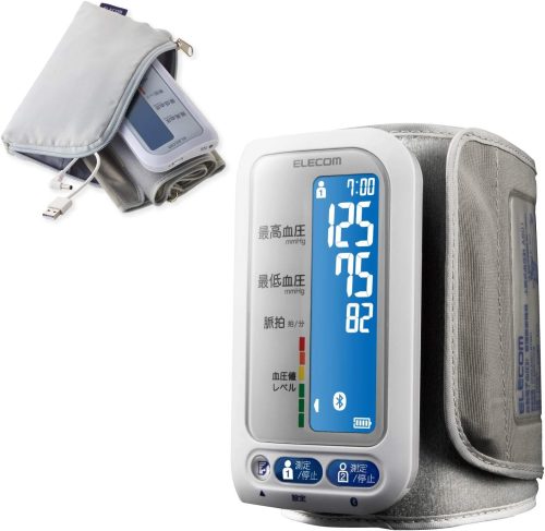 エレコム(ELECOM) エクリア上腕式血圧計 HCM-AS01BTWH