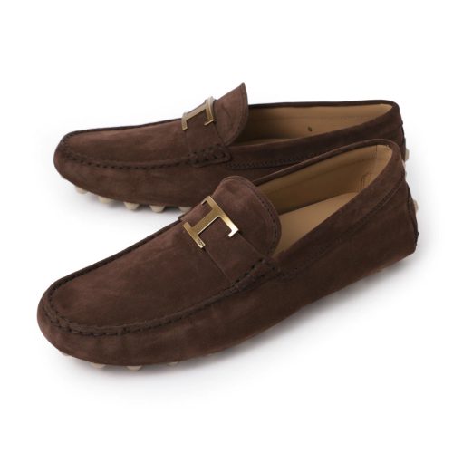 トッズ(TOD'S) T タイムレス ゴンミーニ バブル スエード ドライビング シューズ