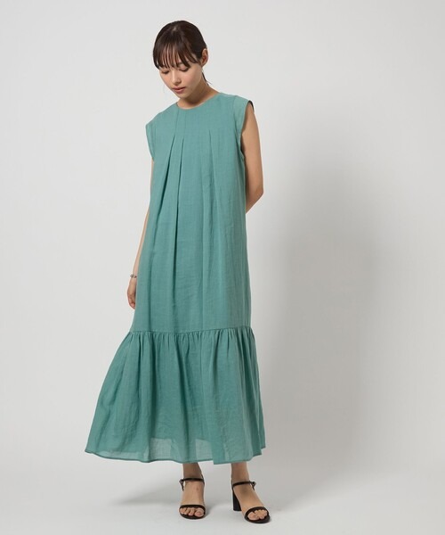 エメル リファインズ(EMMEL REFINES) EM RA/TEN タックギャザー 2WAY ワンピース