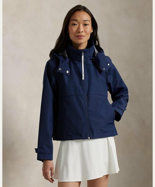 アールエルエックスゴルフ(RLX GOLF) パッカブル フーデッド レイン ジャケット