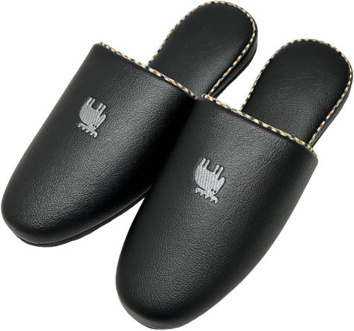 moz エルク レザー調 スリッパ