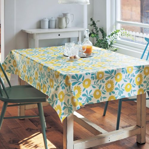 ベルメゾン(BELLE MAISON) 拭ける防水テーブルクロス ダリア ミニラボ