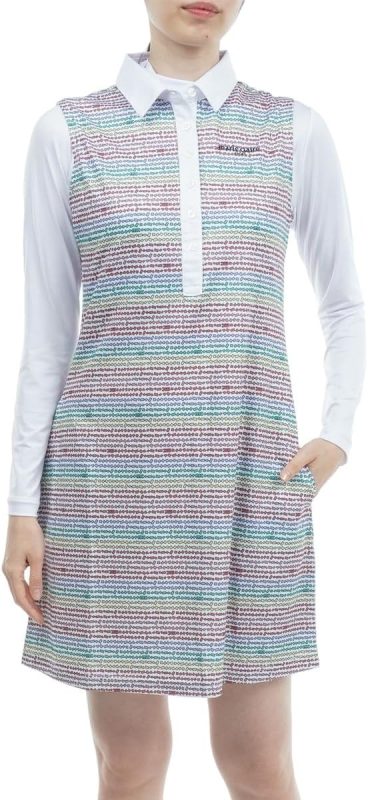 マリクレール(marie claire) レディースボレロ付きワンピース 接触冷感 ゴルフ