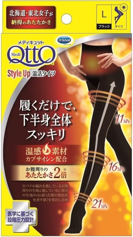 レキット・ベンキーザー・ジャパン Dr.Scholl メディキュット おそとでスタイルアップ 温活タイツ