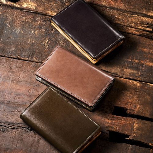 Paul Smith   コードバン　名刺入れ　ブラウン　最上位　極美品　希少品 Paul Smith 名刺入れ コードバン 最上位モデル ブラウン ブルー 小物