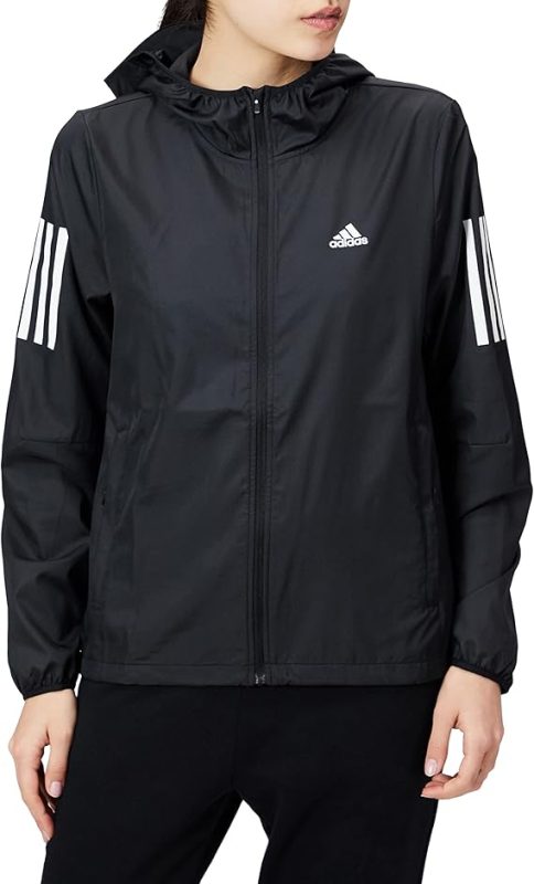 アディダス(adidas) フード付き ランニング ウインドブレーカー DL746