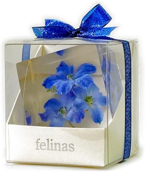 フェリナス(felinas) ハーバリウム クリスタル デルフィニューム