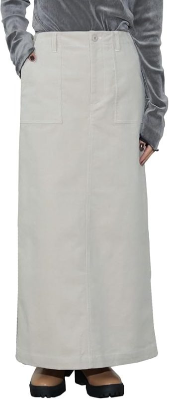 ビームスハート(BEAMS HEART) 細コール ベイカー スカート