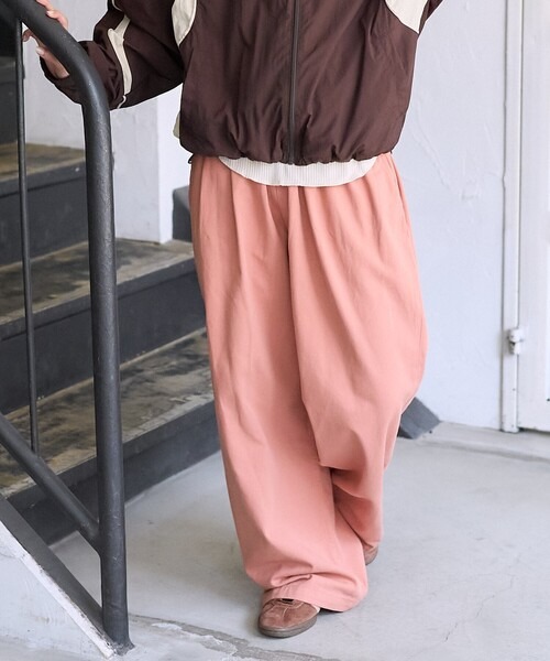 フリークスストア(FREAK’S STORE) ウォッシュ加工 イージーチノパンツ