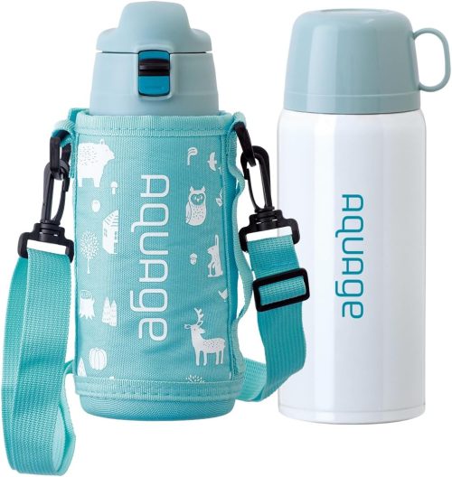 アトラス(Atlas) AQUAGE アクアージュ 2WAY 軽量ステンレスボトル ポーチ付き ANW-601