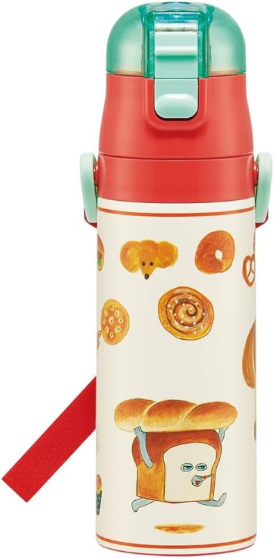 スケーター(Skater) 超軽量ダイレクトステンレスボトル 470ml パンどろぼう SDC4_4973307646997