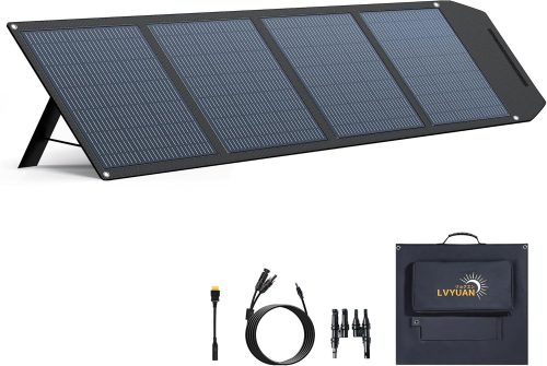 リョクエン(LVYUAN) 200W 折りたたみ式ソーラーパネル CSUL-200W