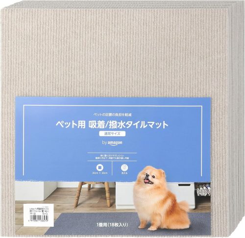 by Amazon ペット用 吸着 撥水 タイルマット