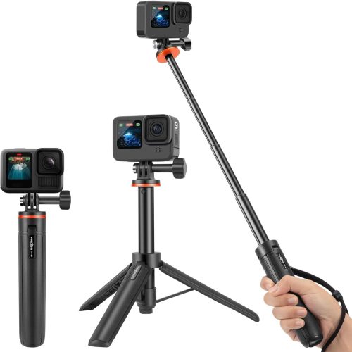 VKESEN 三脚 自撮り棒 一脚兼用 51cm延長ポール