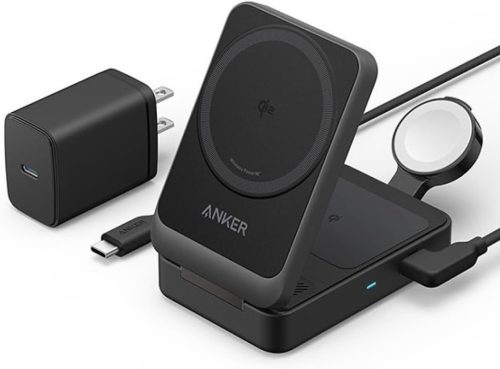 アンカー(ANKER) Anker MagGo Wireless Charging Station Foldable 3-in-1