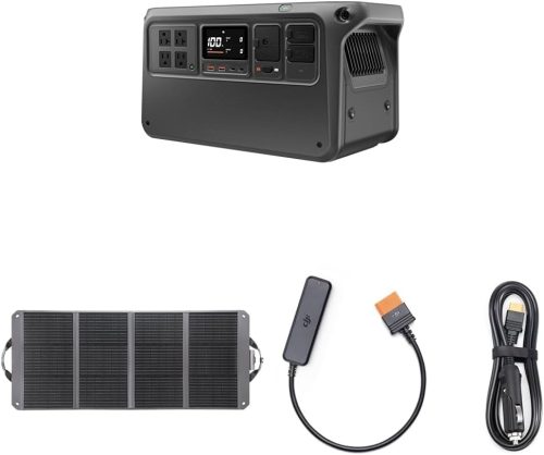 ディー・ジェイ・アイ(DJI) Power 1000 V2 200W折りたたみ式ソーラーパネルコンボ