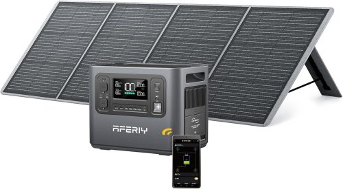 AFERIY P210 2400W ポータブル電源 ソーラーパネル セット
