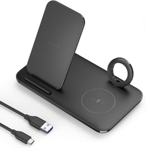 アンカー(ANKER) Anker PowerWave+ 3-in-1 Stand with Watch Holder