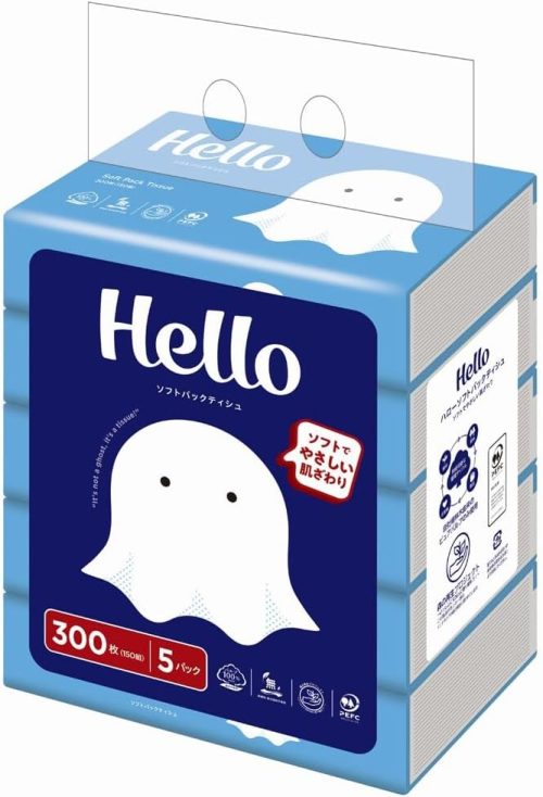 ユニバーサル・ペーパー ハロー ソフトパックティシュ 150組_N