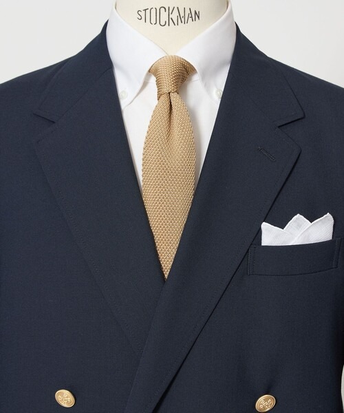 ユナイテッドアローズ グリーンレーベルリラクシング(UNITED ARROWS green label relaxing) GLR ポリエステル ウォッシャブル ニット ソリッド ネクタイ ニットタイ