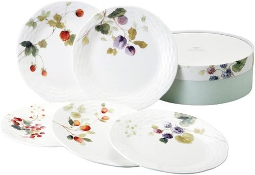 ナルミ(NARUMI) ルーシーガーデン プレート アソート 17cm 5点セット 96010-21901P