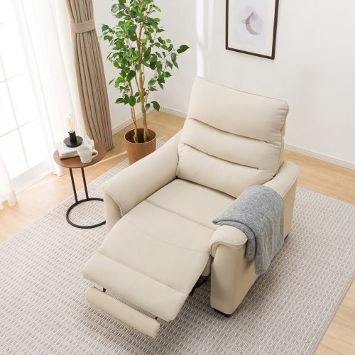 ニトリ(NITORI) 傷・汚れに強い合成皮革 1人用電動リクライニングソファ 2190300029929