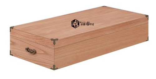 市やま 肥前桐民芸 柿渋染め 総桐 着物収納ケース pkr1