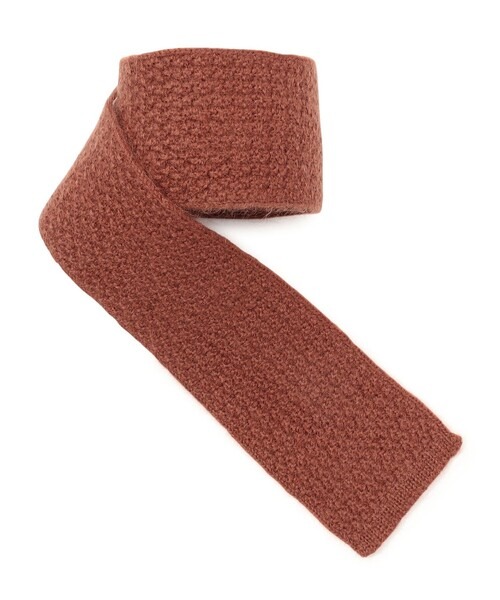 トゥモローランド(TOMORROWLAND) MADE IN ITALY モヘア ナイロン ウール ニットタイ