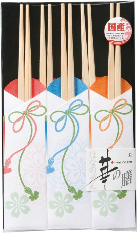 やなぎプロダクツ(Yanagi Products) 華の膳 はな結い 杉一本利休箸 5膳