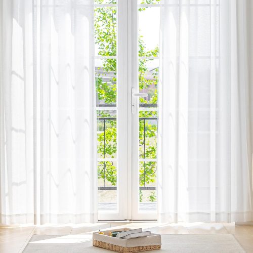 AIFY ミラーレースカーテン