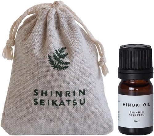 森林生活 ひのきチップのサシェ 1個 ひのき木部オイル付き