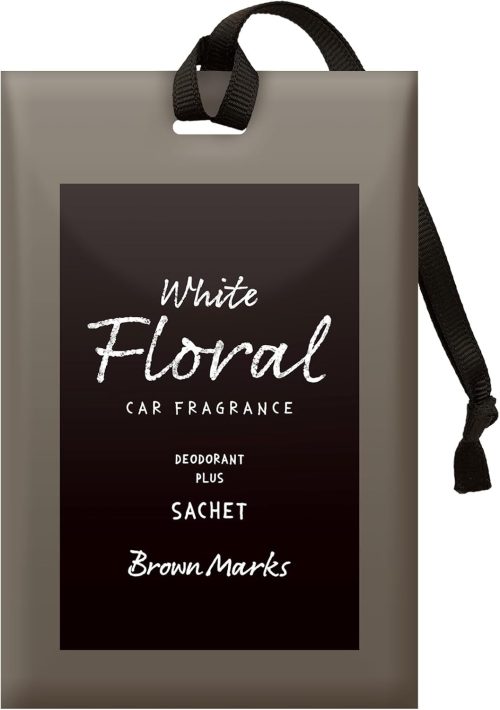 晴香堂(HARUKADO) ブラウンマークス サシェ ホワイトフローラル