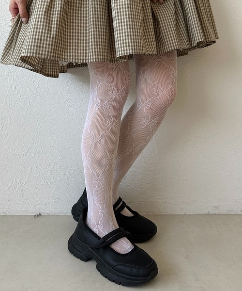 アプレジュールクレア(apres jour clair) レースタイツ