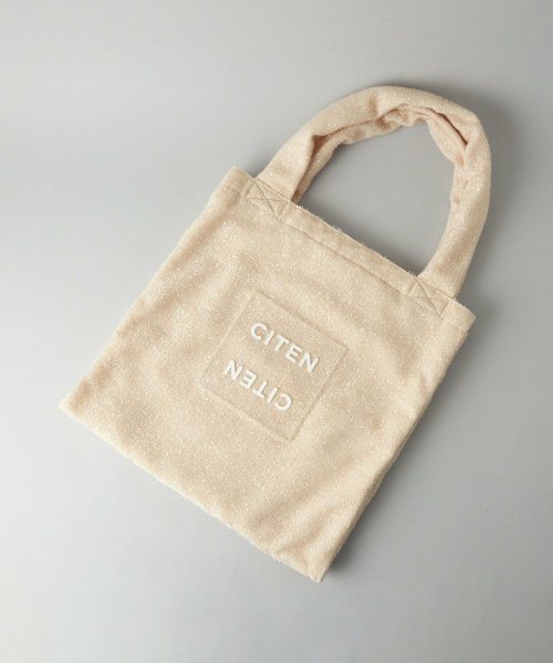 シテン(CITEN) キラキラクリアロゴトートバッグ